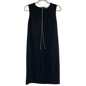 1017 Alyx 9Sm Black Dress Architectural wool metal wire designer Alyx Studio S